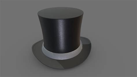 Top Hat Low Poly Realistic Pbr Buy Royalty Free 3d Model By Frezzy Frezzy3d [12123b0