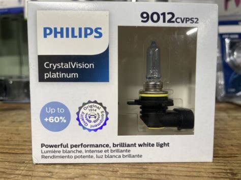 Philips Crystal Vision Platinum W Two Bulbs Headlight