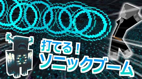 【コマンド11個】あの技をプレイヤーが使えるようにしたら強すぎたソニックブームをコマンドで再現【マイクラbeswitchxbox