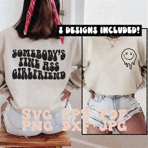 Somebodys Fine Ass Girlfriend Svg Bundle Fine A Etsy