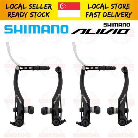 Shimano Alivio Br T V Brake Caliper Set Front And Rear Goodtime Cycle