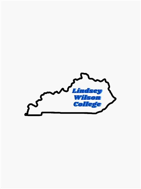 Lindsey Wilson College Sticker For Sale By Hellodollee Redbubble