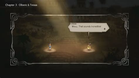 Octopath Traveler Travel Banter Chapter 3 Olberic Tressa YouTube