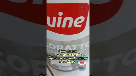 Efeito Cimento Queimado Decoratto Iquine Na Cor Jaca Finalizado