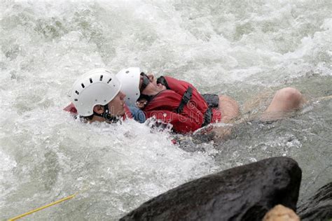 Whitewater Rescue Editorial Photography Image Of River 15517517