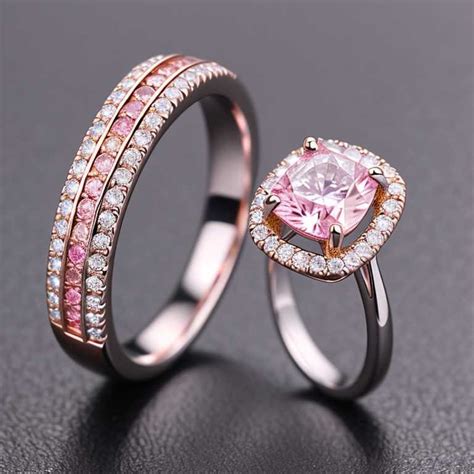 Pink Diamond Wedding Rings A Symbol Of Love And Luxury Wedding Rings