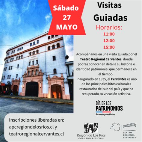 D A De Los Patrimonios Visitas Guiadas Al Teatro Regional Cervantes