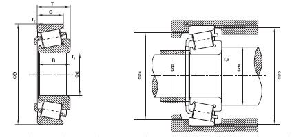 Rfb Rollerbearing Metric Single Row Tapered Roller Bearing