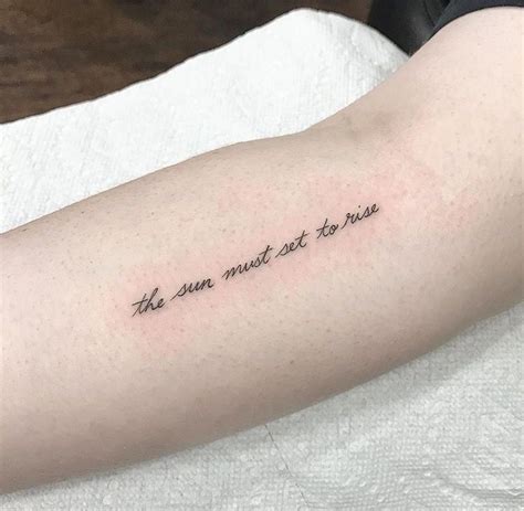 Forearm Quote Tattoos ShortQuotes Cc