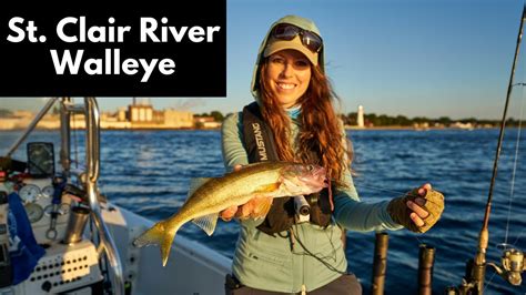 Late Summer Walleye Fishing On The St Clair River Youtube