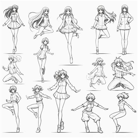 Dynamic Full Body Drawing Bases Stable Diffusion Online