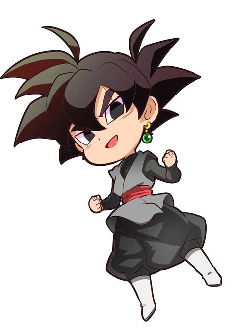 Kawaiii Chibi Black By Lovecloverbear Twitter Ilustración De Dragón Goku Chibi Dibujos