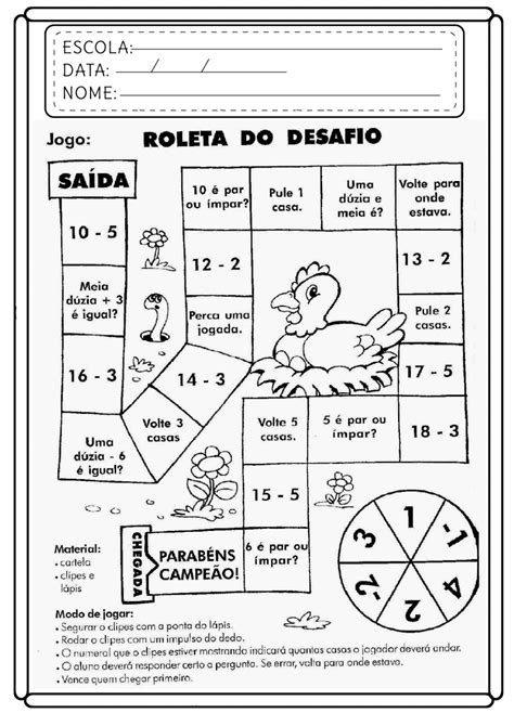 Atividades De Matem Tica Ano Atividades Escolares