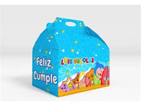 45 Caja Dulcera Bolo Aguinaldo Box Lunch Plim Plim Envío gratis