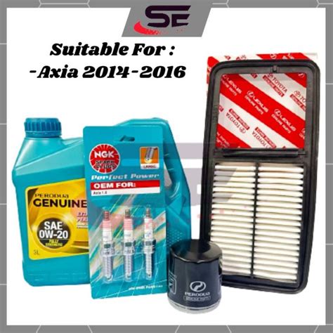 Perodua Engine Oil W Fully Synthetic Axia Engine Oil Minyak Hitam