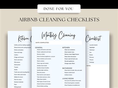 Printable Airbnb Cleaning Checklist