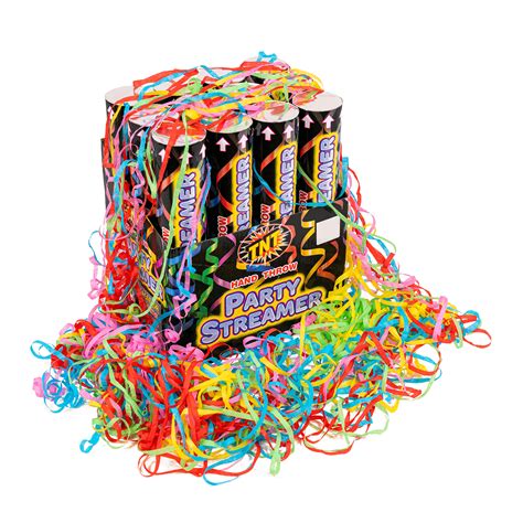 Tnt Fireworks Multicolor Hand Throw Streamers 12 Pack Multicolor