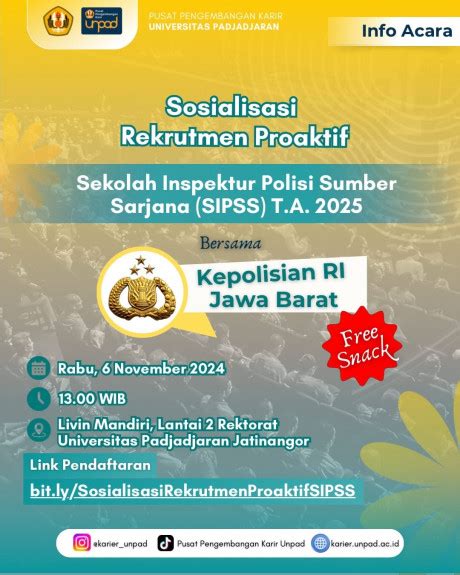 Berita SIPSS POLRI Sosialisasi Rekrutmen Proaktif Pusat Pengembangan