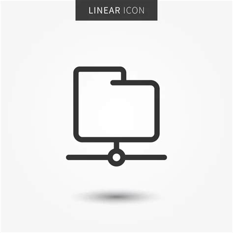 Folder Line Icon Vector Art Stock Images Depositphotos