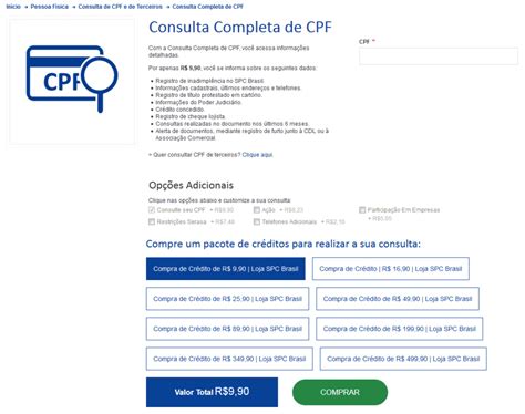 Consultar Cpf Spc Serasa Gratis Printable Templates Free