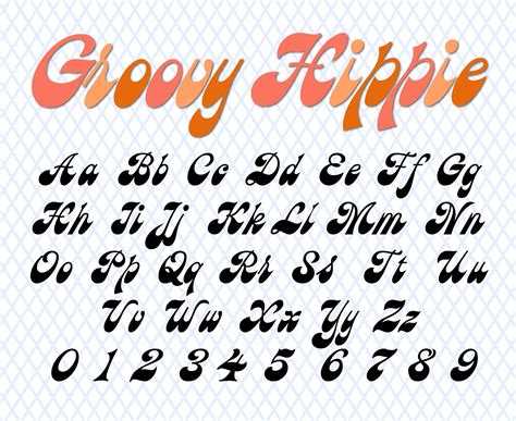 Groovy Happie Font Wavy Font Retro Font Groovy Happie TTF SVG Etsy Canada