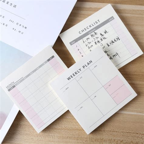 Leuke Kawaii Wekelijkse Maandelijkse Werk Planner Grandado