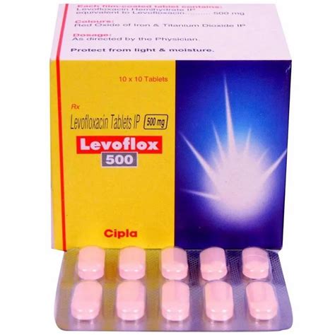 Cipla Levofloxacin Mg Tablet At Rs Box Levofloxacin Tablets In