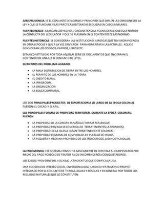 Derecho Agrario Resumen Pdf