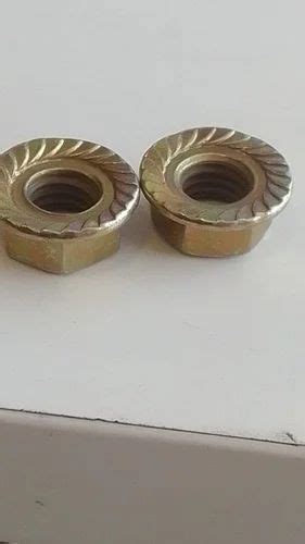 Etching Hex Flange Nut Brass Bronze Nominal Nut Diameter M4 4 Mm