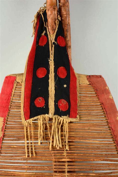 Lot Detail Blackfoot Willow Tepee Backrest With Period Poles