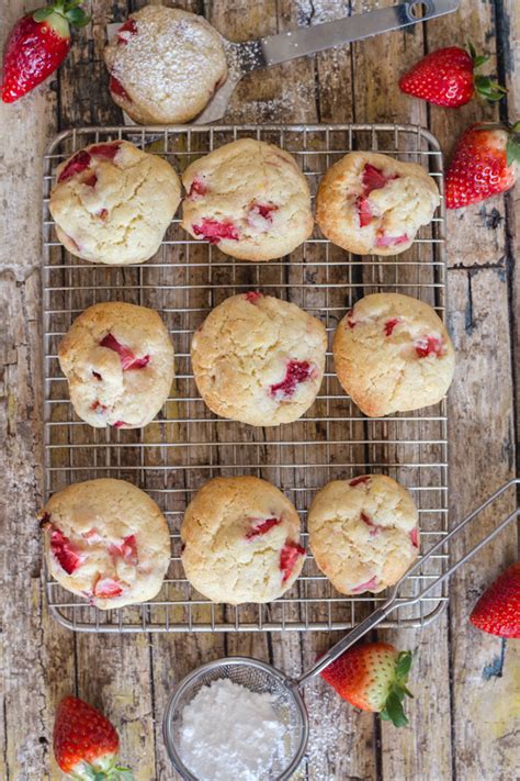 Easy Strawberry Cookies Recipe An Italian In My Kitchen