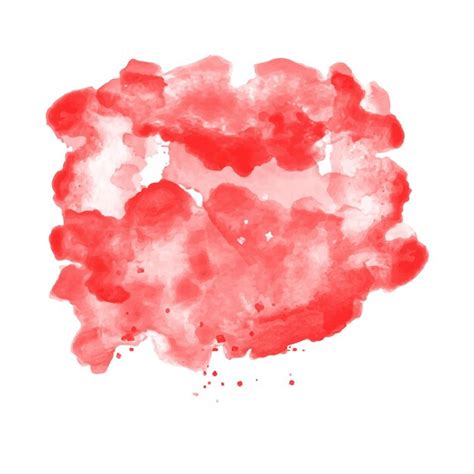 Premium Vector Stylish Red Watercolor Splatter Texture Stain