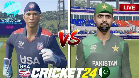 T20 World Cup 2024 Usa Vs Pakistan Match Cricket 24 Live Usa