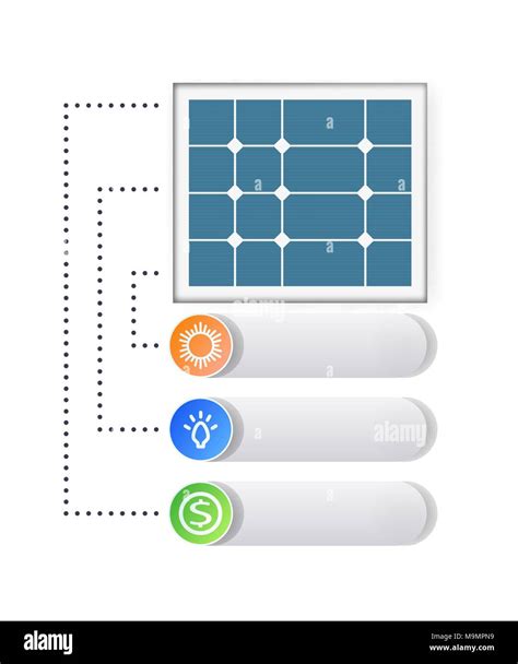 Infografía del concepto del panel solar Imagen Vector de stock Alamy