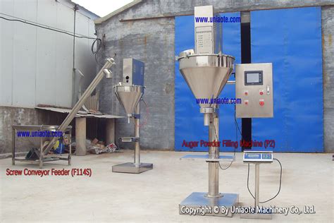 Semi Automatic Powder Filler Machine With Touch Screen Auger Powder