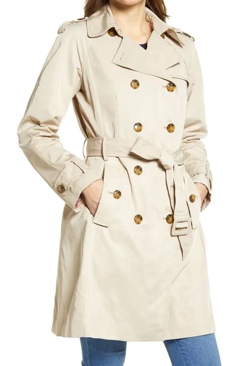 Kate Spade New York Wo Trench Coat Black Editorialist