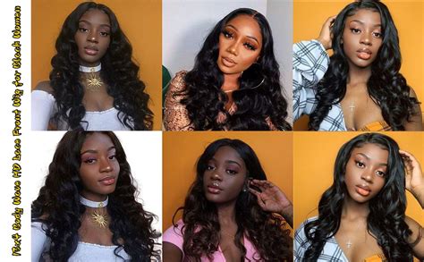 Amazon SIIKAP Lace Front Wigs Human Hair Pre Plucked 13x4 Body