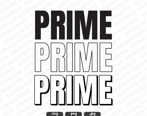 Prime Svg Prime Bottle Design Prime Png Prime Cut Files Solid Outline