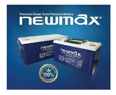 Bateria Solar Gel Ciclo Profundo Newmax 12v 120ah Mercadolibre