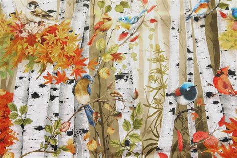 Birch Song Timeless Treasures Cotton Fabric 1 Yard Etsy