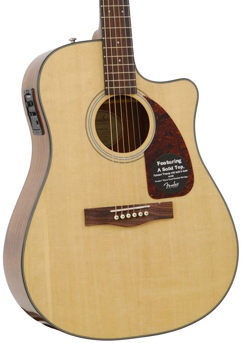 Fender Cd Sce Nat V Westerngitarre Mit Tonabnehmer