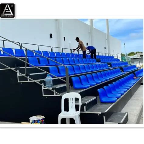 Temporary Grandstand Seating System Stadium Metal Demountable Tribune