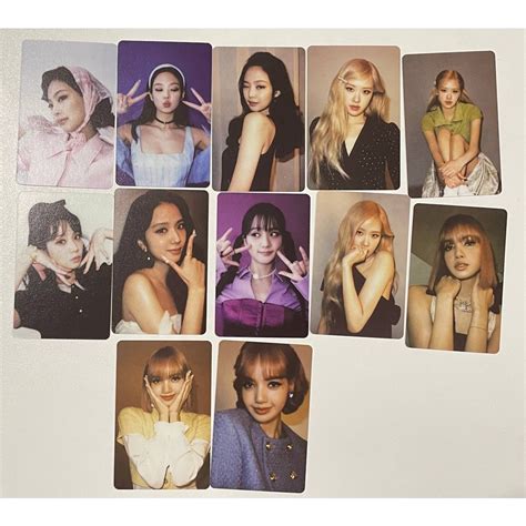 Blackpink Welcoming Collection Photocard Jisoo Jennie Rose Lisa