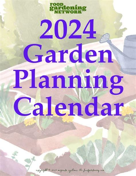 2024 Garden Calendar Jaclin Tabina