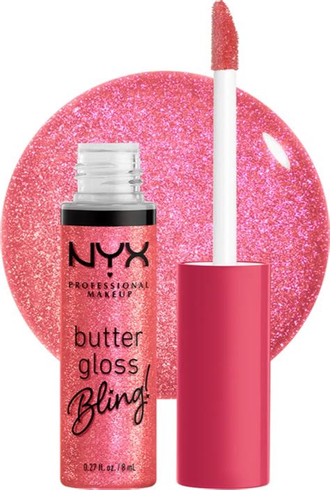 NYX Professional Makeup Butter Gloss Bling Lip Gloss Glittering