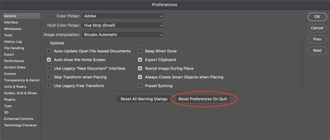 Resetting Your Photoshop Preferences Knowledge Base