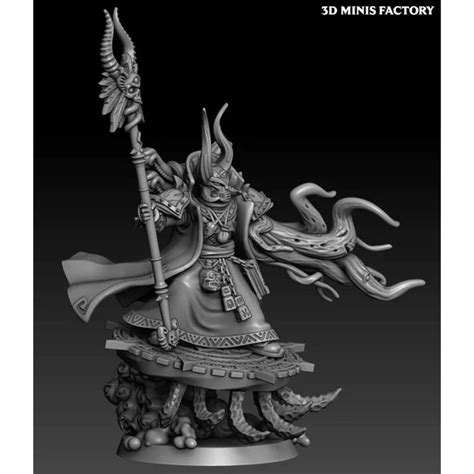 Aztthulhu 1k Hijos Grand Primus Disk From Dmg Miniatures 1k