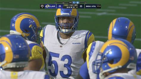 Madden 24 Week 1 Simulation Los Angeles Rams Vs Seattle Seahawks 425pm