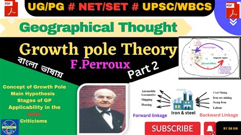 Growth Pole Model By Perroux Part Growth Pole Theory Perroux Model