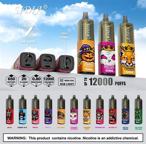 Wholesale Sidia Puffs Vape Pen Style E Cigarette Disposable